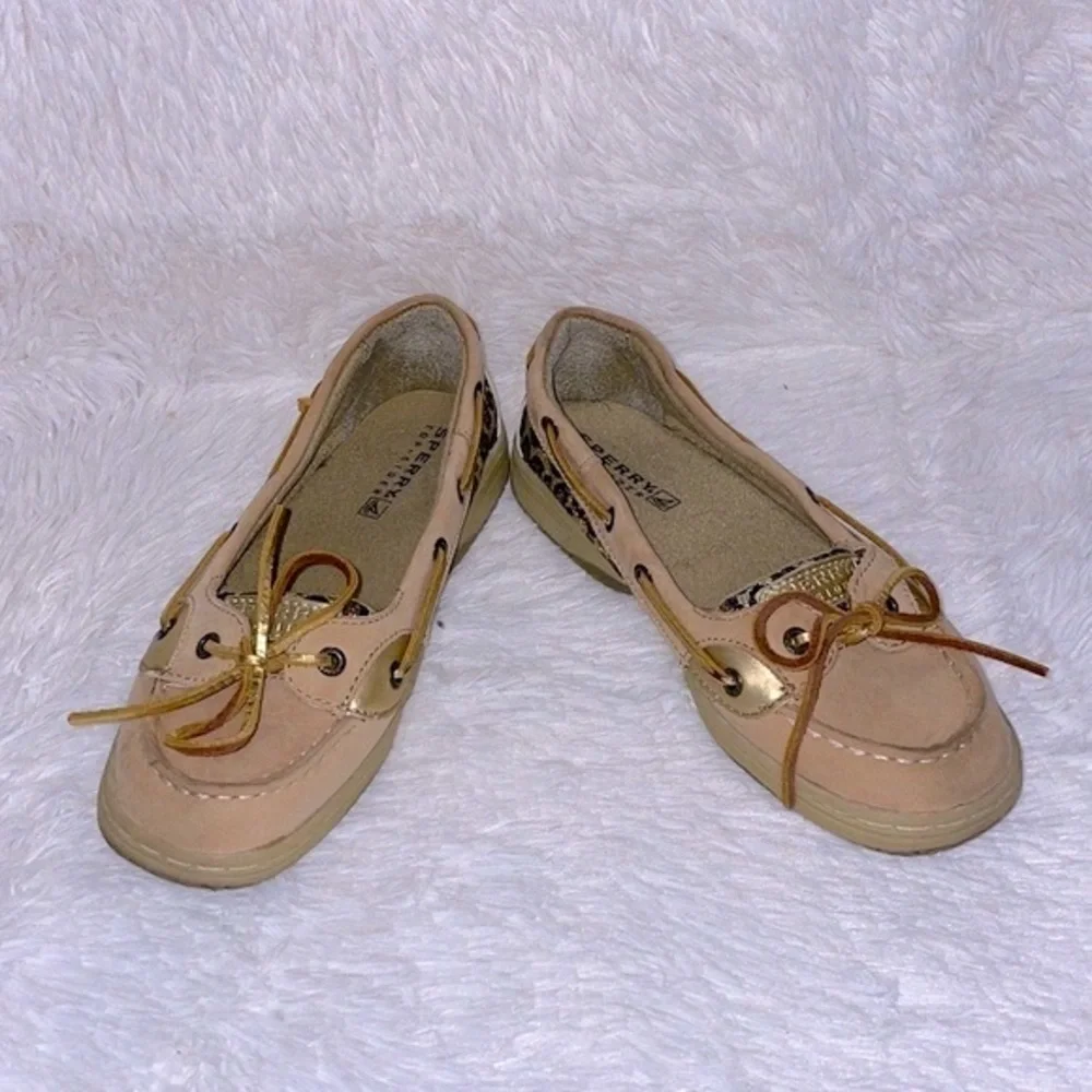 Sperry Angelfish Leopard Jacquard Slip-On Boat Shoe